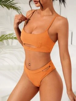 BOUDOIRCORE Cut-out Side Bikini Swimsuit -Curated Swimwear 1679281891d18b2aff038c22173cf6c20f83ca0a14 thumbnail 405x552