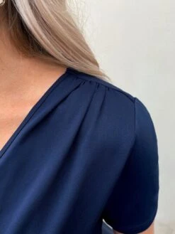 SHEIN Maternity Solid Nursing Bust Dress -Curated Swimwear 1679376731176a434ab606f2951f0ace035696a803 thumbnail 405x552