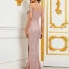 Off Shoulder Split Thigh Sequin Formal Dress -Curated Swimwear 1679378654ab2c4f4cafb80d3b1f729b031adca654 thumbnail 405x552