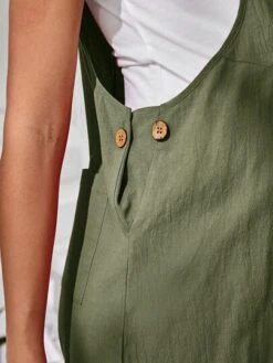 SHEIN Maternity Solid Tee & Overall Romper -Curated Swimwear 167938549025c2e8d68ebdc2b8198e7ebb9eb71536 thumbnail 405x552