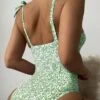 Ditsy Floral Print Tie Shoulder One Piece Swimsuit -Curated Swimwear 16794617161360225c8f136900b9808078fc8562c9 thumbnail 405x552