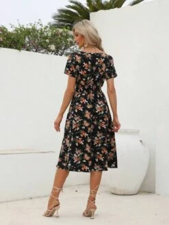 Maternity Allover Floral Print A-line Dress