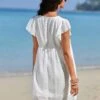 SHEIN Maternity Floral Embroidery Butterfly Sleeve Swiss Dot Smock Dress -Curated Swimwear 1679660261d935cece004e1aa35c34149c6796c3da thumbnail 405x552