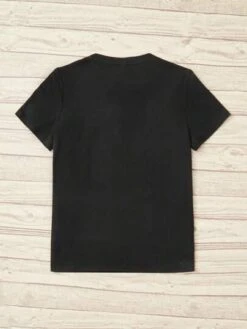 SHEIN Maternity 1pc Heart & Letter Graphic Nursing Tee