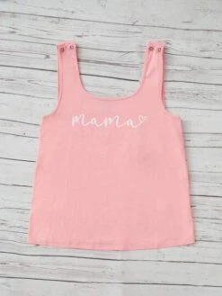 SHEIN Maternity 1pc Heart & Letter Graphic Tank Top -Curated Swimwear 1679919504056d0da8e39ee1d334b2db344a438d64 thumbnail 405x552