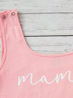 SHEIN Maternity 1pc Heart & Letter Graphic Tank Top -Curated Swimwear 1679919515dc0f43b1fb872ec3bdaeb387f6488490 thumbnail 405x552