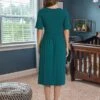 Maternity Solid Nursing Detail Dress -Curated Swimwear 167998863369ef3e358baf2731052d1b0a4cf8c128 thumbnail 405x552