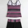 Striped Shorts Bikini Swimsuit -Curated Swimwear 1680050621837f7071a3aa4189d984dad9b93ab12a thumbnail 405x552