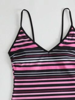 Striped Shorts Bikini Swimsuit -Curated Swimwear 1680050626d4d04ea3792aae2691f390d49b10f410 thumbnail 405x552