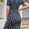 SHEIN Maternity Nursing Ditsy Floral Print Surplice Neck Bodycon Dress -Curated Swimwear 168008163779532879ae25a8423cffd36c4386c7f7 thumbnail 405x552