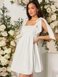 SHEIN Maternity Tie Shoulder Cami Dress -Curated Swimwear 168022839002cca34ae62555df6399b6af8b529e9b thumbnail 405x552