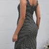 SHEIN Maternity Striped Quarter Zip Tank Dress -Curated Swimwear 168023023125d9202c98de19f74972dc8567f58ac0 thumbnail 405x552