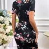SHEIN Maternity Floral Print Surplice Neck Nursing Bodycon Dress -Curated Swimwear 1680754640f32bc290d71bf20cbf19b3c4ae4a8808 thumbnail 405x552