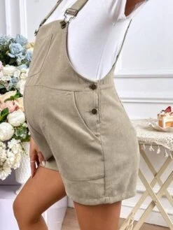 SHEIN Maternity Solid Overall Romper Without Tee -Curated Swimwear 1680785295390ecf79a065676944e1a81a070e0813 thumbnail 405x552