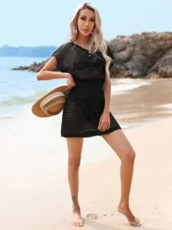 Hollow Out Knitted Cover Up Dress Without Bikini Set -Curated Swimwear 1680837752d29df0c02287d83a4f3e5c65b965c00b thumbnail 405x552