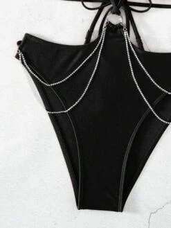 BOUDOIRCORE Ring Linked Chain Decor Halter Bikini Swimsuit -Curated Swimwear 16808522988985e4fd0a56d96c14e4a482d3be7f4b thumbnail 405x552