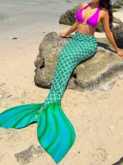 Fish Scales Print Halter Bikini Swimsuit With Beach Skirt -Curated Swimwear 1680860609679b8dab77d8cdb0e92278e67faba961 thumbnail 405x552