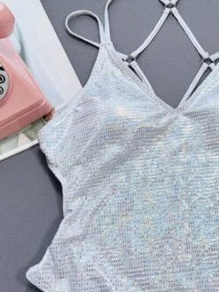 BOUDOIRCORE Ring Linked Cut Out One Piece Swimsuit -Curated Swimwear 16808615844365fd2a1f3c97be6190e7ab1f31b26e thumbnail 405x552