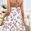 SHEIN Maternity Allover Floral Print Tie Backless Ruffle Hem Belted Halter Dress -Curated Swimwear 16810924111a7e0bdac8ef6b672908ffe250ac3d19 thumbnail 405x552