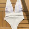 Solid Plunging One Piece Swimsuit -Curated Swimwear 1681114022f382297032f3c2a2d5dcf413d10ebe6d thumbnail 405x552