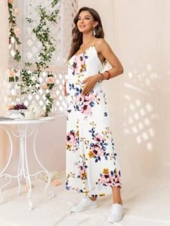 DEARCASE Maternity Floral Print Wide Leg Jumpsuit -Curated Swimwear 1681204467ce723aedd646c09c6110b6f036dd7863 thumbnail 405x552