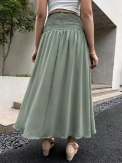 SHEIN Maternity Two Way Wear Wideband Waist Flare Skirt -Curated Swimwear 16813541433a906a8e6734159ffcd7d312cfebe8bc thumbnail 405x552