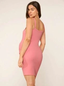 SHEIN BASICS Maternity Solid Cami Dress