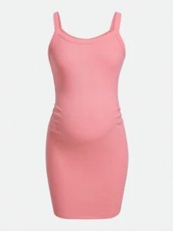 SHEIN BASICS Maternity Solid Cami Dress -Curated Swimwear 168135764429ee9cfb8dbcf9dbe26c0dbfc24b7399 thumbnail 405x552