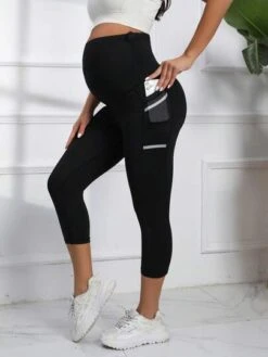 SHEIN Maternity Wide Waistband Leggings