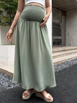 SHEIN Maternity Two Way Wear Wideband Waist Flare Skirt -Curated Swimwear 168146209200578981bfc12d711d1f339fa9344413 thumbnail 405x552