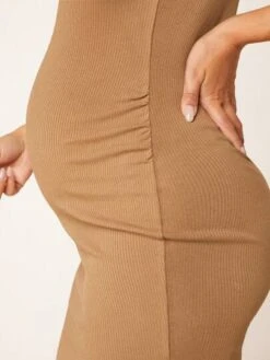 SHEIN BASICS Maternity Solid Bodycon Dress -Curated Swimwear 16817009503f18c0eabd82e7ece1aa566eeed45d83 thumbnail 405x552