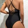 SHEIN Maternity Solid Ruched One Piece Swimsuit -Curated Swimwear 16817097315e9c17cf06ffe92d9aa6074b08d1741a thumbnail 405x552
