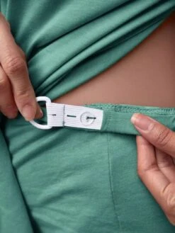 SHEIN Maternity Split Hem Drop Shoulder Tee & Adjustable Waist Biker Shorts -Curated Swimwear 1681718062798da7ba638a32acf38b23c5b812c114 thumbnail 405x552