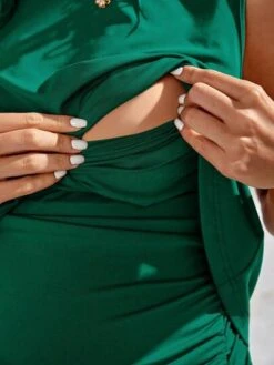 SHEIN Maternity Solid Nursing Tank Top & Bodycon Dress -Curated Swimwear 16818075964e722250995bb1863ed18e943bbfda49 thumbnail 405x552