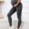 SHEIN Maternity Solid Leggings -Curated Swimwear 16819072090d2dc359b26040fd084d8eaae8fff57d thumbnail 405x552