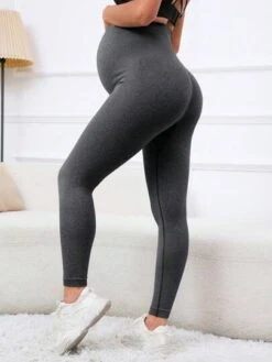 SHEIN Maternity Solid Leggings -Curated Swimwear 1681907223683adf85c9cd064fb2a7fc2014bb9e32 thumbnail 405x552