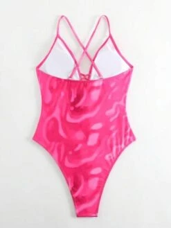 Allover Print Criss Cross Plunging One Piece Swimsuit -Curated Swimwear 16820714723b0ae11cb1e0008657ae77dc9a475a6b thumbnail 405x552