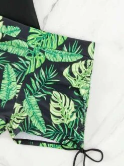 Tropical Print Halter Bikini Swimsuit -Curated Swimwear 1682302097b1866ebbcc3e9c307b3e803a0b244e71 thumbnail 405x552