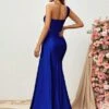 One Shoulder Draped Side Split Thigh Formal Dress -Curated Swimwear 16825956582e63a4564f60f78b0173acba741bb8a1 thumbnail 405x552