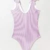 Striped Ruffle Trim One Piece Swimsuit -Curated Swimwear 1682997878a296710f90da32d4b2c354dd9af4201d thumbnail 405x552