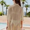 Plain Button Front Kimono -Curated Swimwear 1683090838024580755b98dcd87597989932684d29 thumbnail 405x552