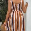 SHEIN Maternity Striped Drawstring Waist Dress -Curated Swimwear 1683202027999039c09abc59812747ea531ce7dc0e thumbnail 405x552