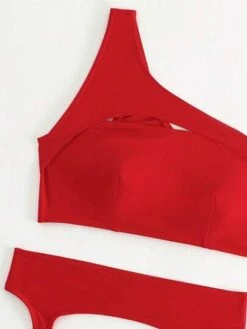 BOUDOIRCORE Cut Out One Shoulder Bikini Swimsuit With 1pair Leg Ring -Curated Swimwear 1683250588ed2bf81cf70a7ab9d55c0a6374e6b182 thumbnail 405x552