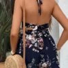 SHEIN Maternity Tie Backless Lace Halter Top & Floral Print Paperbag Waist Shorts -Curated Swimwear 16832733750028e3e00788c8ff00856444bb7b8957 thumbnail 405x552