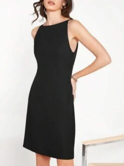 SHEIN BIZwear Solid Tank Dress Workwear -Curated Swimwear 168335486225bed5434a6d6f2076f96ef751676d4c thumbnail 405x552