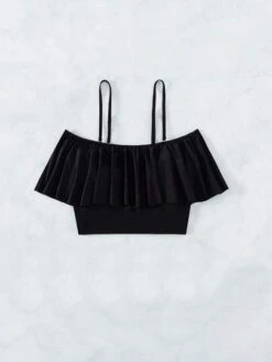 Ruffle Trim Bikini Top -Curated Swimwear 1683362668829c583d1eeedb6146264ce650d8d7ae thumbnail 405x552