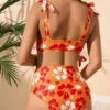 SHEIN Maternity Floral Print Knot Shoulder Bikini Swimsuit -Curated Swimwear 16835087280deeecd46f123a8144100c49d61d3ca3 thumbnail 405x552