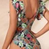 SHEIN Floral Print Ruffle Trim Plunging Neck Ruffle Trim One Piece Swimsuit -Curated Swimwear 1683630972c977623f751267a7f7fe8a34ca2db1e6 thumbnail 405x552