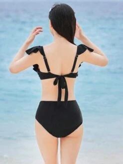 Ruffle Trim Bikini Swimsuit -Curated Swimwear 16836872056625b991816da174a8270bc5d6d0f641 thumbnail 405x552