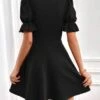 SHEIN Privé Square Neck Puff Sleeve Dress -Curated Swimwear 16836900458029a9dc6dac8030e328d3f3dcc23ee1 thumbnail 405x552